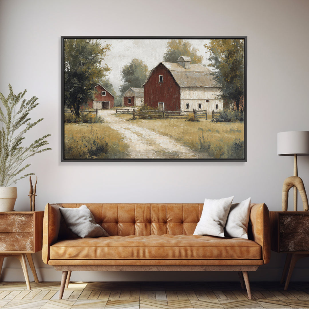 Country Lane with Flickering Sunlight Canvas Print, Impressionist Art, Colorful Wall Art, Living Room Decor, Impression, IMP-3x2-98