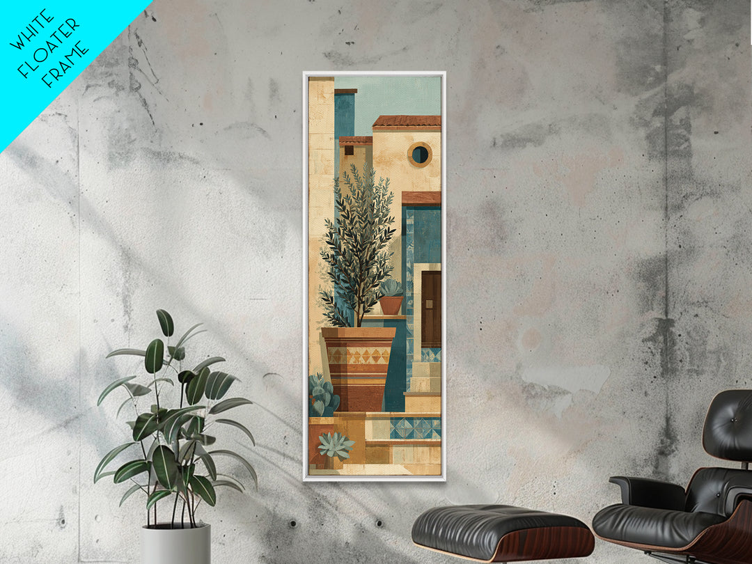 Terra Cotta Pot Canvas Print, Italian Villa Art, Living Room Wall Art, Living Room Decor, Fine Art, Villa, Gallery Wall Set, IVA-1x3-10