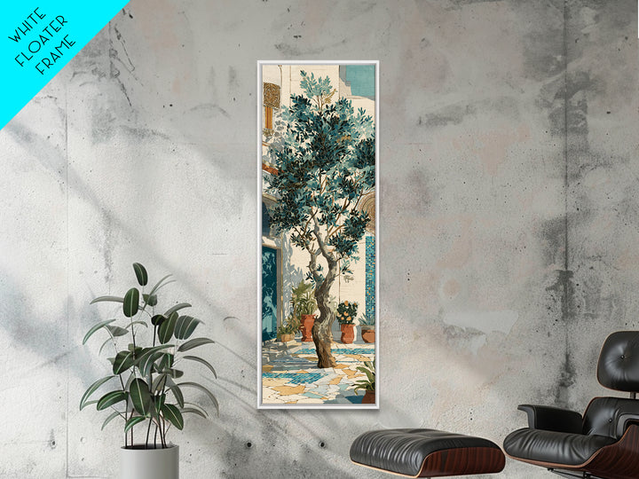 Olive Grove Path Canvas Print, Italian Villa Art, Gallery Decor, Living Room Decor, Fine Art, Villa, Minimalist Decor, IVA-1x3-39