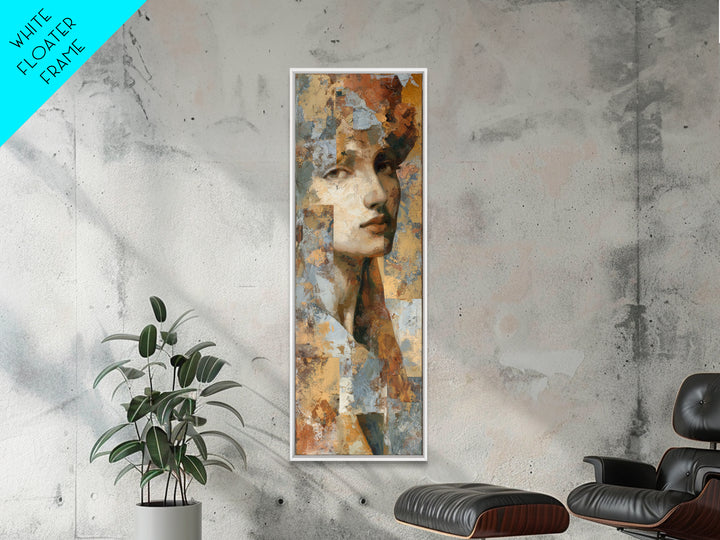 Renaissance Inspired Portrait with Modern Softness Canvas Print, Italian Villa Art, Living Room Decor, Fine Art, Villa, IVA-1x3-6