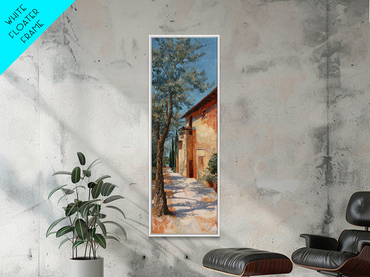 Olive Grove Path Canvas Print, Italian Villa Art, Living Room Decor, Oil Painting, Villa, Living Room Wall Art, IVA-1x3-63