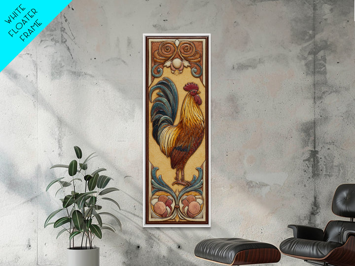 Rooster Portrait for Country Kitchen Charm Canvas Print, Kitchen Art, Room Decor, Kitchen Decor, Fine Art, Kitchen, Digital Art, KIT-1x3-28