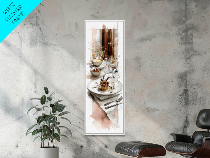 Apple Pie Cooling Framed Canvas Print, Kitchen Art, Kitchen Decor, Fine Art, Kitchen, Kitchen Art Print, Bar Cart Decor, KIT-1x3-92