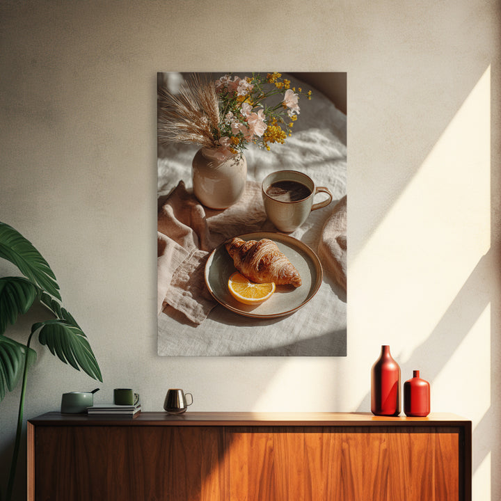Orange Citrus Botanical Branch Canvas Print, Kitchen Art, Prints, Kitchen Decor, Fine Art, Kitchen, Kitchen Wall Decor, KIT-2x3-67