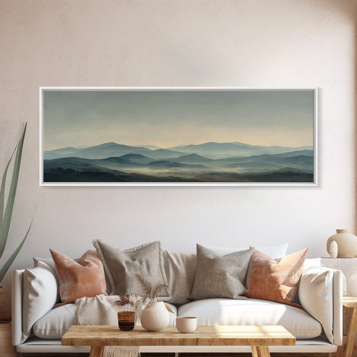 Rocky Scottish Highland Framed Canvas Print, Landscape Art, Set of 3 Prints, Living Room Decor, Fine Art, Horizon, LAN-3x1-81