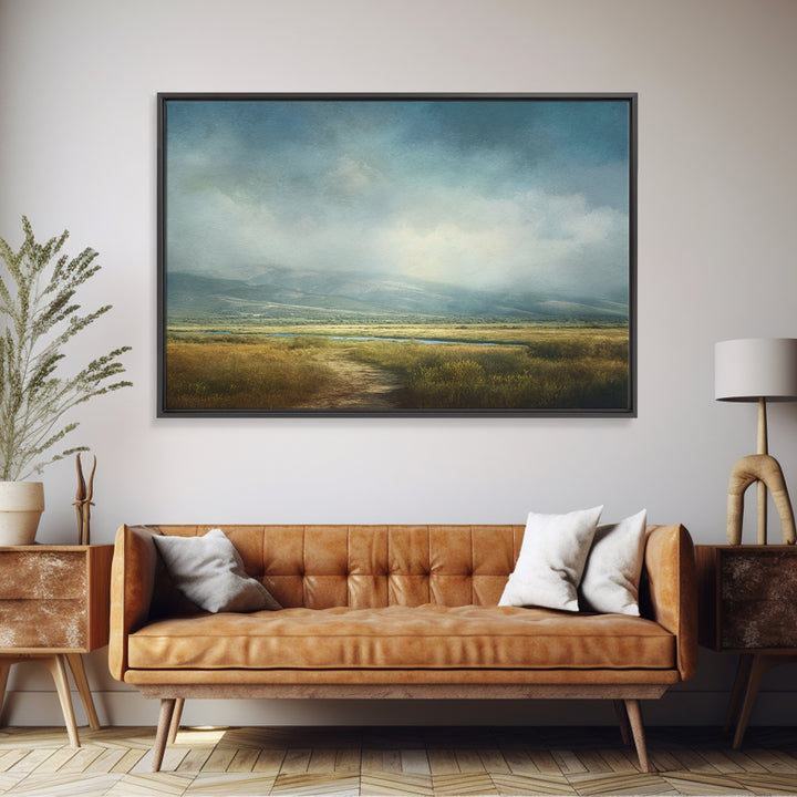 Old Country Road Canvas Print, Landscape Art, Gallery Decor, Living Room Decor, Fine Art, Horizon, Wall Art, Home Decor, LAN-3x2-48