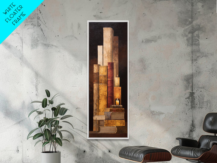 Ancient Book with Brass Clasps Canvas Print, Library Art, Living Room Decor, Library Decor, Fine Art, Archive, Whimsical Art, LIB-1x3-25