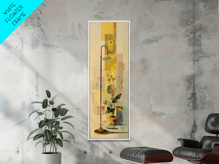 Rolling Library Ladder Framed Canvas Print, Library Art, Statement Artwork, Library Decor, Fine Art, Archive, Art Print, LIB-1x3-87