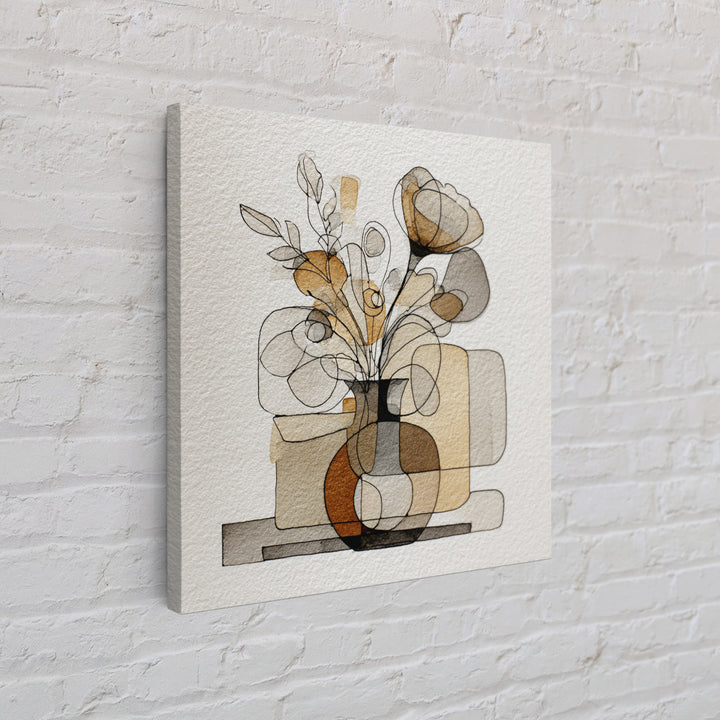 Minimal Nude Figure Canvas Print, Line Art, Minimalist Decor, Living Room Decor, Fine Art, Line, Boho Wall Art, Wall Art Print, LIN-1x1-9