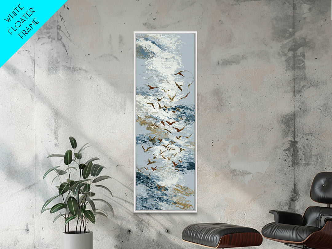 Single Line Bird Canvas Print, Line Art, Living Room Art, Living Room Decor, Abstract Art, Line, Art Print, Textured Painting, LIN-1x3-23