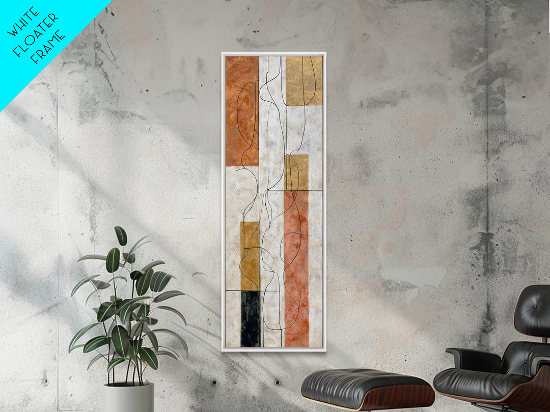 Two Hands Nearly Touching Canvas Print, Line Art, Neutral Decor, Living Room Decor, Abstract Art, Line, Custom Portrait, LIN-1x3-41