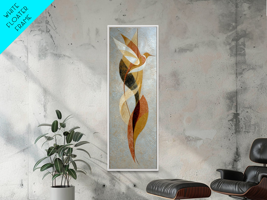 Single Line Bird Framed Canvas Print, Line Art, Aesthetic Prints, Living Room Decor, Abstract Art, Line, Wall Art, Home Decor, LIN-1x3-47