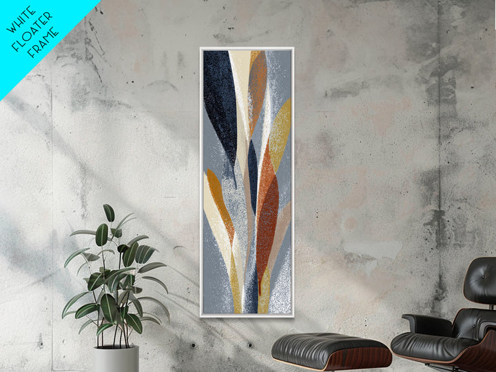 Abstract Lips and Hand Fashion Sketch Framed Canvas Print, Line Art, Statement Artwork, Living Room Decor, Abstract Art, Line, LIN-1x3-54