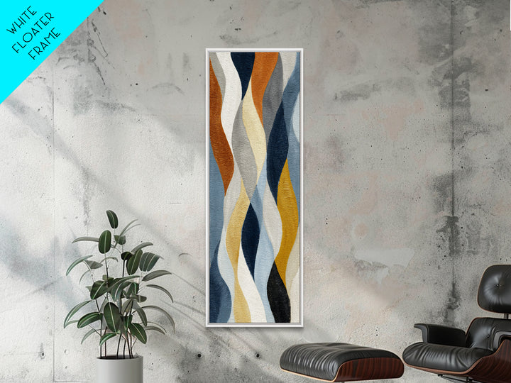 Minimal Angel Wing Contour Canvas Print, Line Art, Custom Portrait, Living Room Decor, Fine Art, Line, Living Room Wall Art, LIN-1x3-57