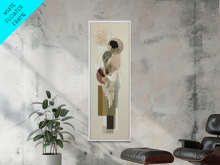Two Hands Nearly Touching Canvas Print, Line Art, Wall Art Print, Living Room Decor, Abstract Art, Line, Gallery Wall Set, LIN-1x3-65