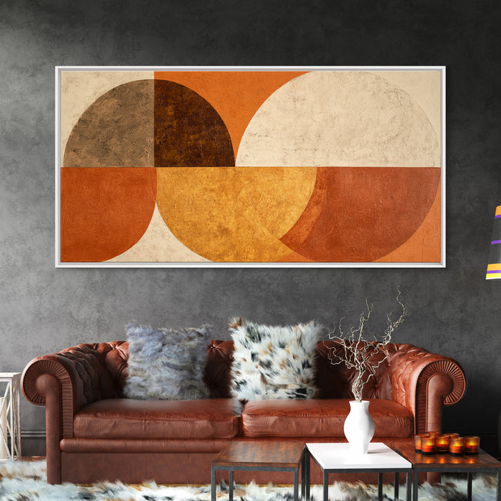 Minimal Eyes and Nose Composition Framed Canvas Print, Line Art, Decor, Living Room Decor, Abstract Art, Line, LIN-2x1-34