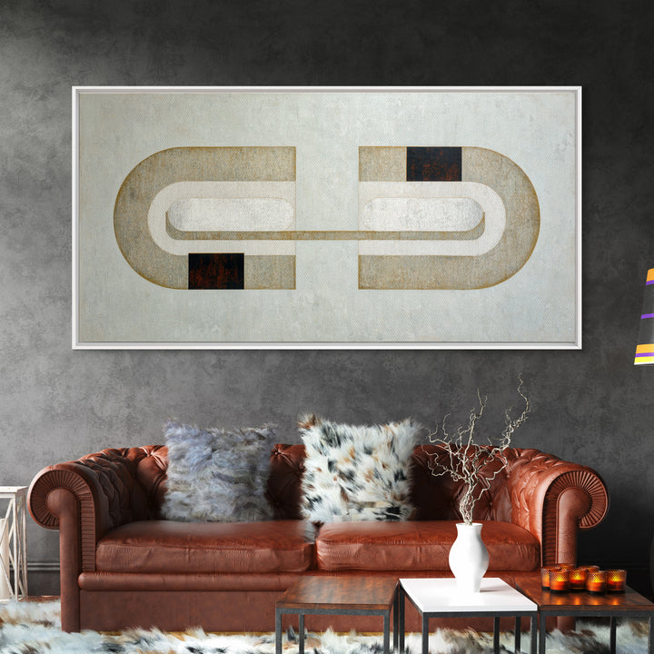 Minimal Nude Figure Canvas Print, Line Art, Jesus Wall Art, Living Room Decor, Oil Painting, Line, Statement Artwork, LIN-2x1-53