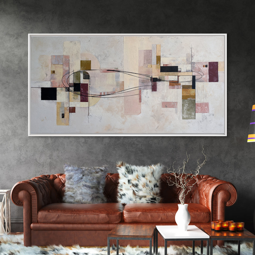 Single Line Yoga Pose Canvas Print, Line Art, Living Room Wall Art, Living Room Decor, Abstract Art, Line, Aesthetic Prints, LIN-2x1-61