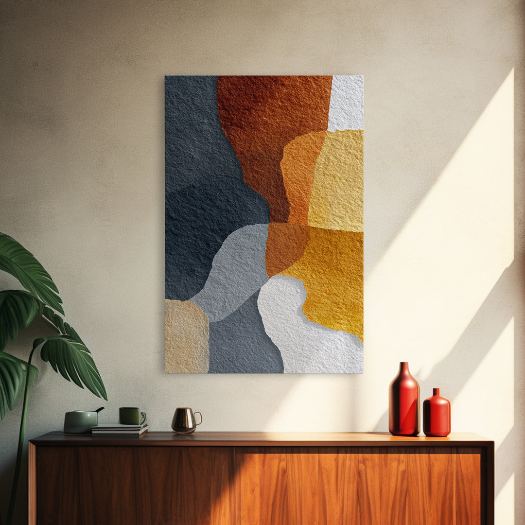 Minimal Nude Figure Framed Canvas Print, Line Art, Modern Art, Living Room Decor, Fine Art, Line, Neutral Decor, Fine Art Print, LIN-2x3-17