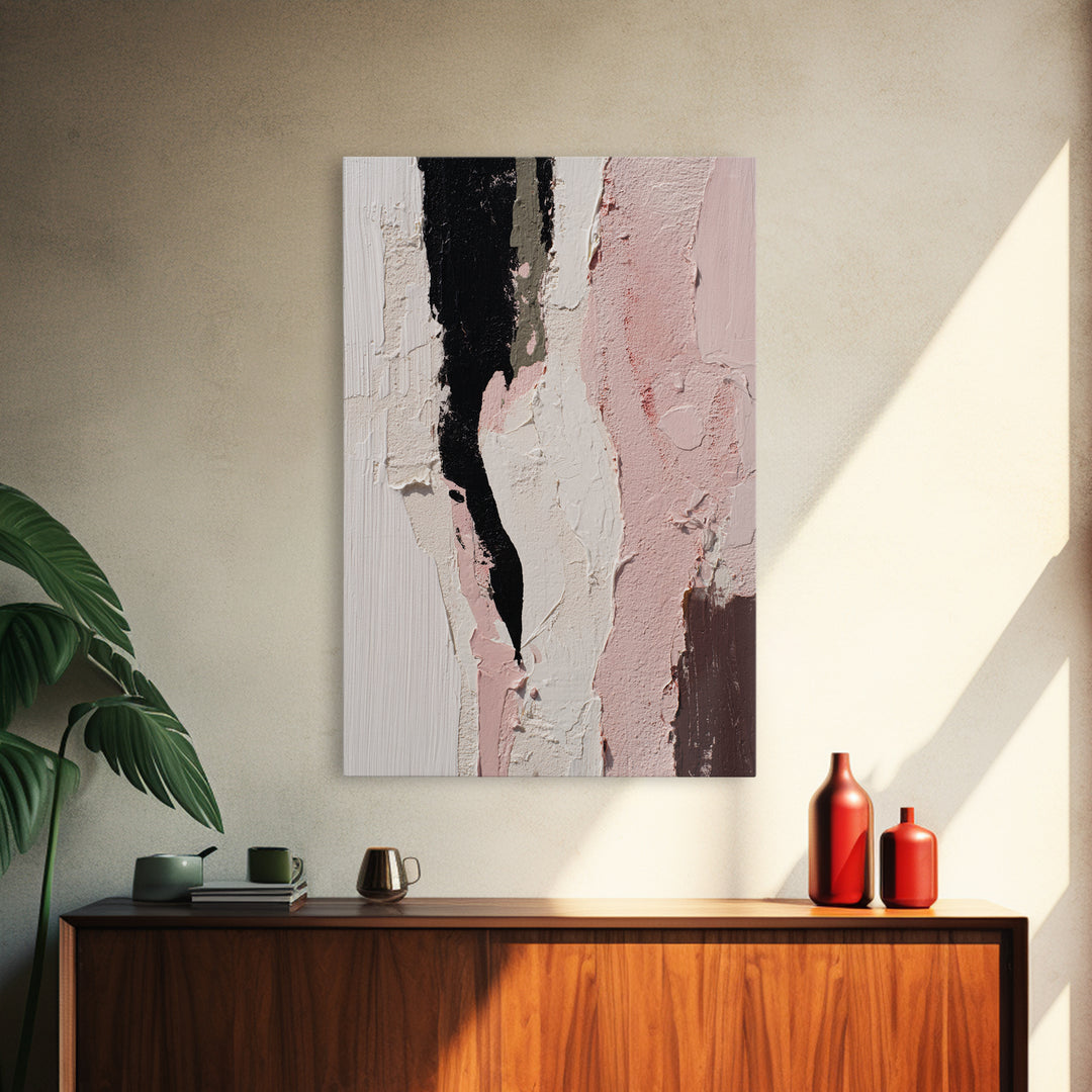 Minimal Angel Wing Contour Canvas Print, Line Art, Minimalist Art, Living Room Decor, Abstract Art, Line, Minimalist Decor, LIN-2x3-77