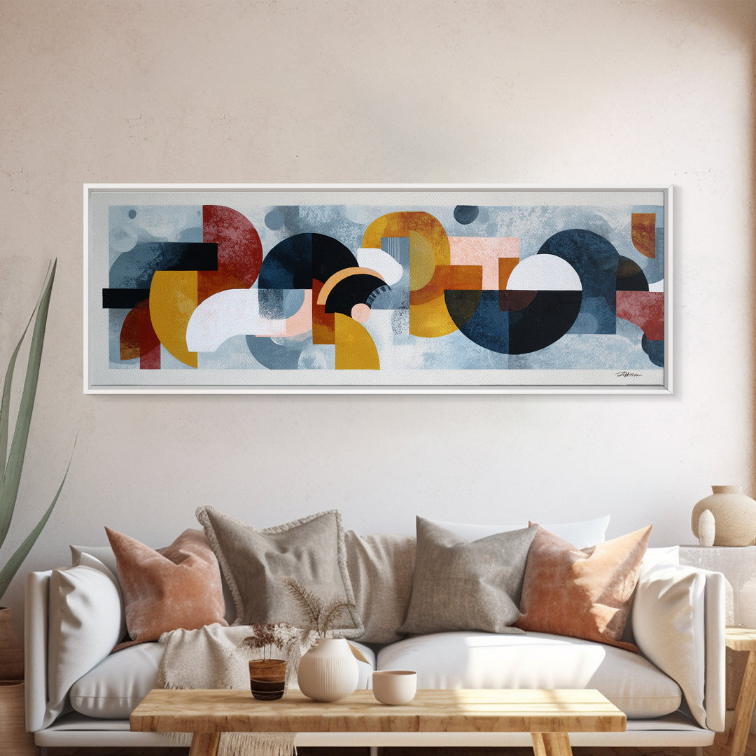 Two Hands Nearly Touching Canvas Print, Line Art, Neutral Decor, Living Room Decor, Abstract Art, Line, Custom Portrait, LIN-3x1-45