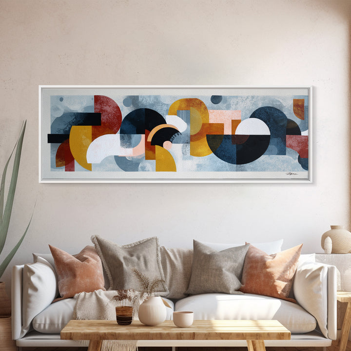 Two Hands Nearly Touching Canvas Print, Line Art, Neutral Decor, Living Room Decor, Abstract Art, Line, Custom Portrait, LIN-3x1-45
