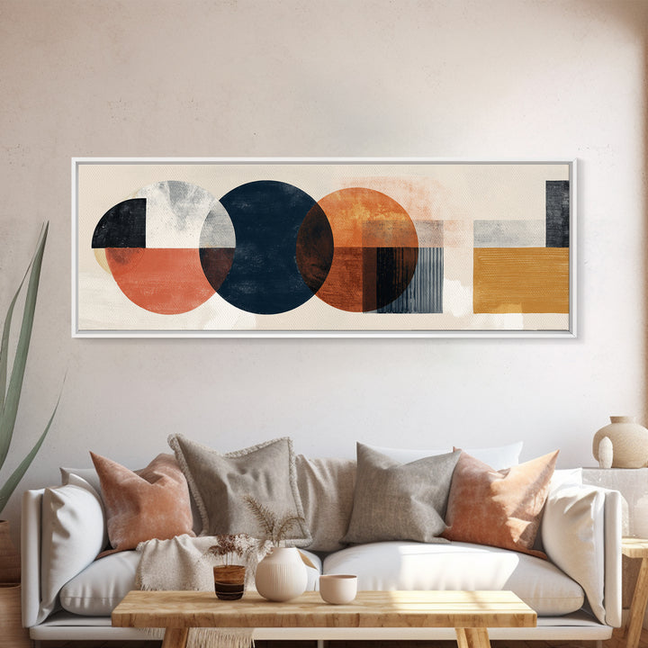 Minimal Eyes and Nose Composition Canvas Print, Line Art, Fine Art Print, Living Room Decor, Abstract Art, Line, Wall Decor, LIN-3x1-54