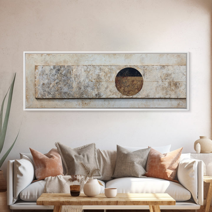 Minimal Eyes and Nose Composition Canvas Print, Line Art, Modern Decor, Living Room Decor, Abstract Art, Line, Contemporary Art, LIN-3x1-6