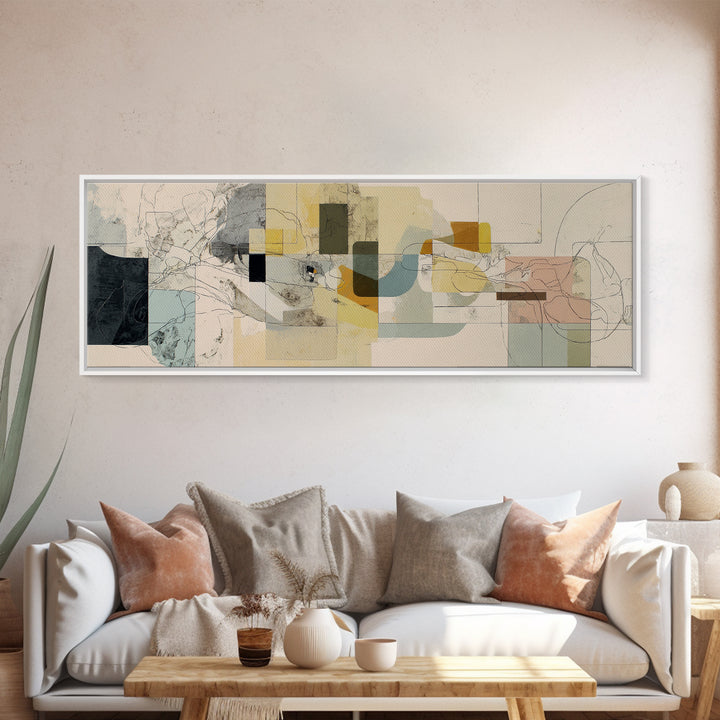 Line Drawing of a Woman Canvas Print, Line Art, Modern Wall Art, Living Room Decor, Oil Painting, Line, Bird Wall Art, LIN-3x1-83