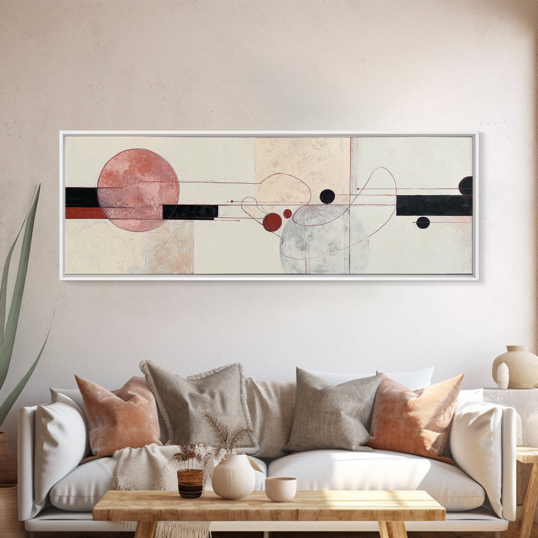 Two Hands Nearly Touching Canvas Print, Line Art, Home Decor, Living Room Decor, Line, Modern Wall Art, Boho Wall Decor, LIN-3x1-93