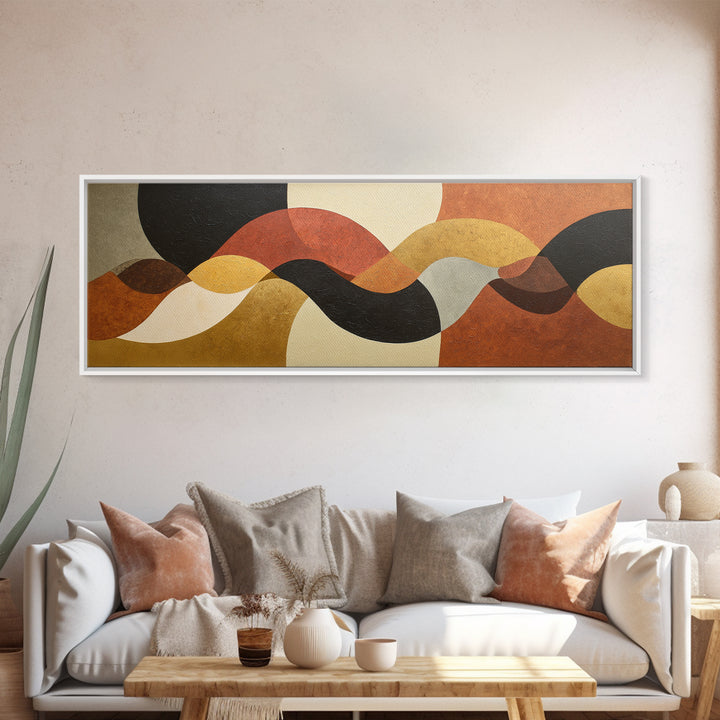 Monoline Cat Stretching Canvas Print, Line Art, Modern Decor, Living Room Decor, Abstract Art, Line, Contemporary Art, LIN-3x1-94