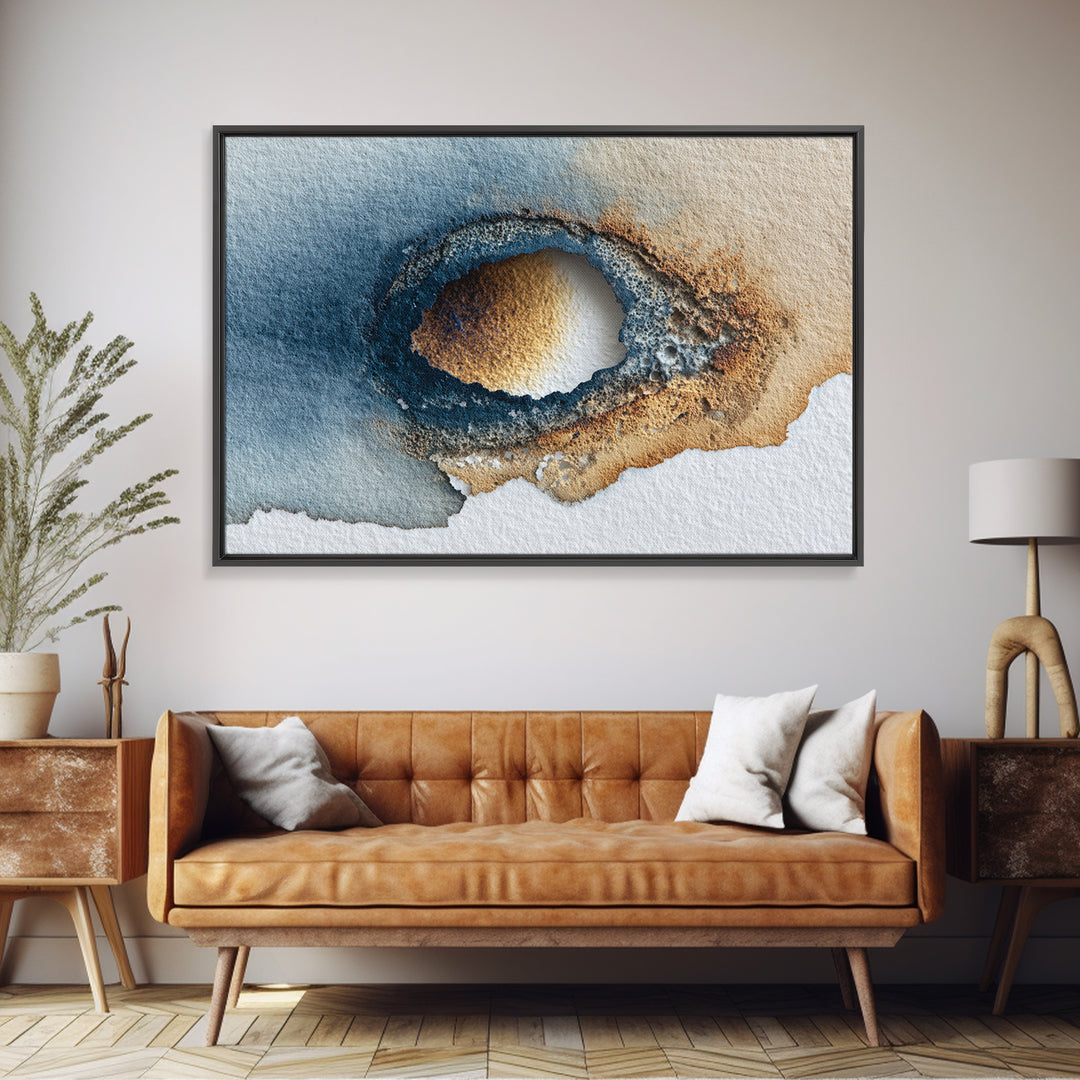 Minimal Eyes and Nose Composition Canvas Print, Line Art, Gallery Wall Set, Living Room Decor, Abstract Art, Line, LIN-3x2-42