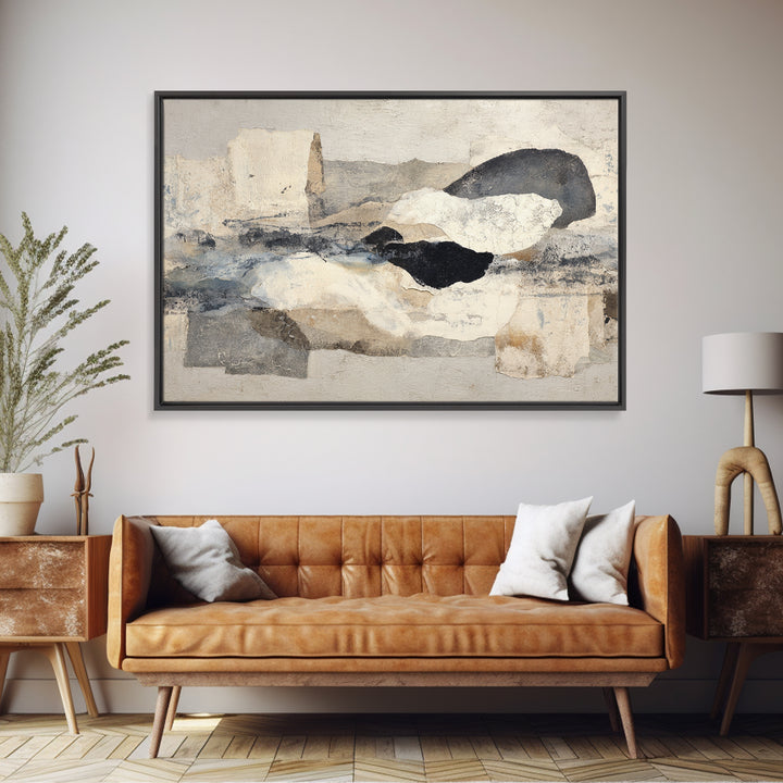 Abstract Lips and Hand Fashion Sketch Canvas Print, Line Art, Neutral Decor, Living Room Decor, Fine Art, Line, Wall Decor, LIN-3x2-94