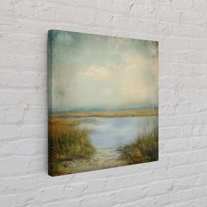 Quiet Meadow Landscape Framed Canvas Print, Living Room Art, Bedroom Decor, Living Room Decor, Living, Bedroom Wall Art, LIR-1x1-47