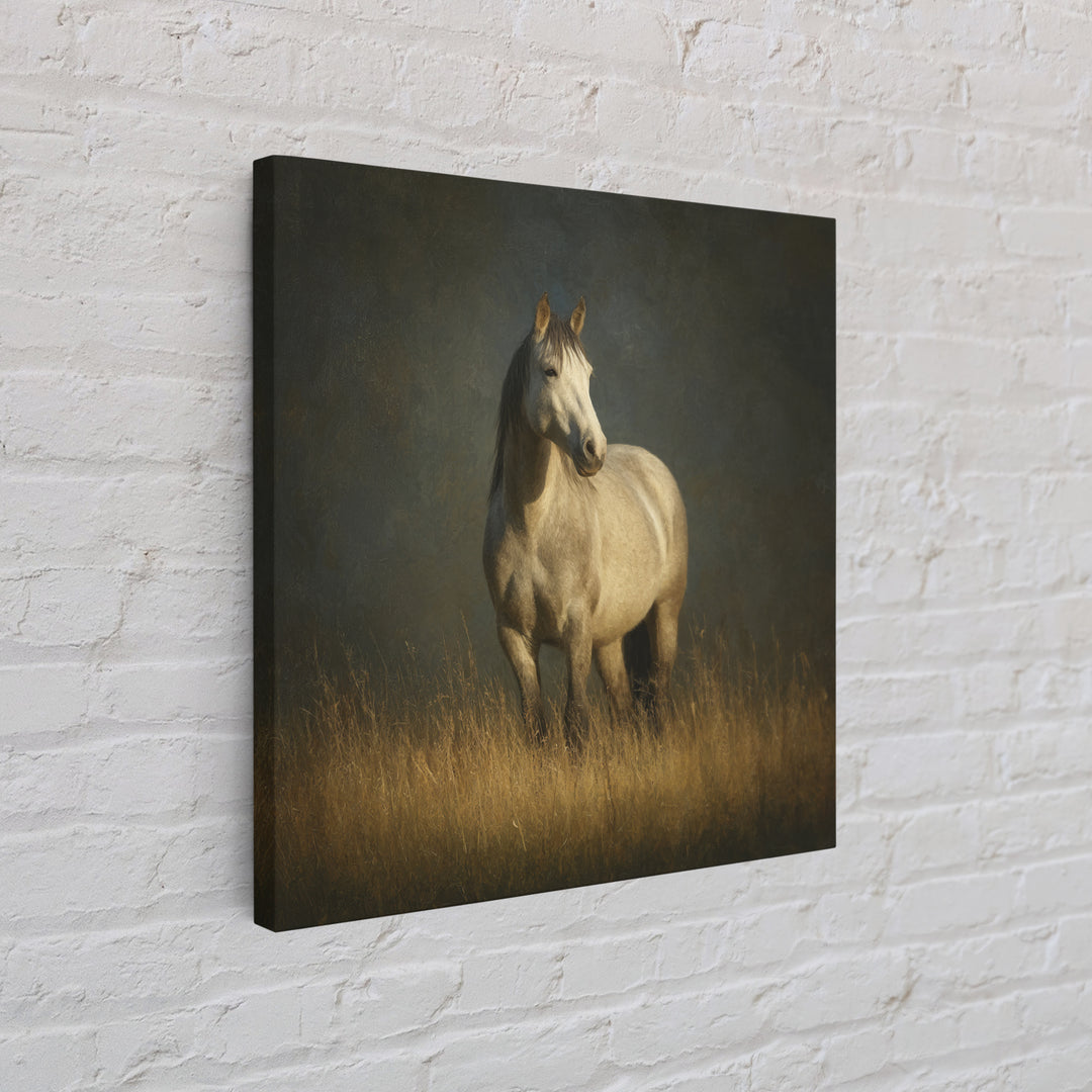 Contemporary Horse Portrait Framed Canvas Print, Living Room Art, 3 Piece Wall Art, Living Room Decor, Fine Art, Living, LIR-1x1-58