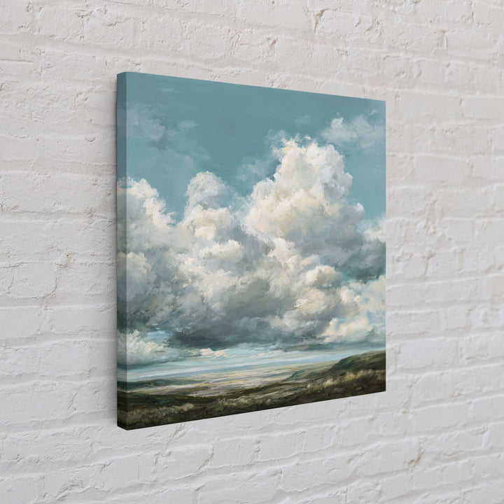 Large Cloudscape with Gentle Movement Framed Canvas Print, Living Room Art, Modern Decor, Living Room Decor, Fine Art, Living, LIR-1x1-67
