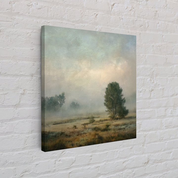 Quiet Meadow Landscape Framed Canvas Print, Living Room Art, Living Room Wall Art, Living Room Decor, Fine Art, Living, LIR-1x1-71