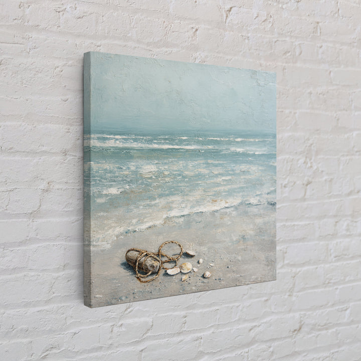 Moody Seascape for Dramatic Focal Point Framed Canvas Print, Living Room Art, Statement Artwork, Living Room Decor, Living, LIR-1x1-78