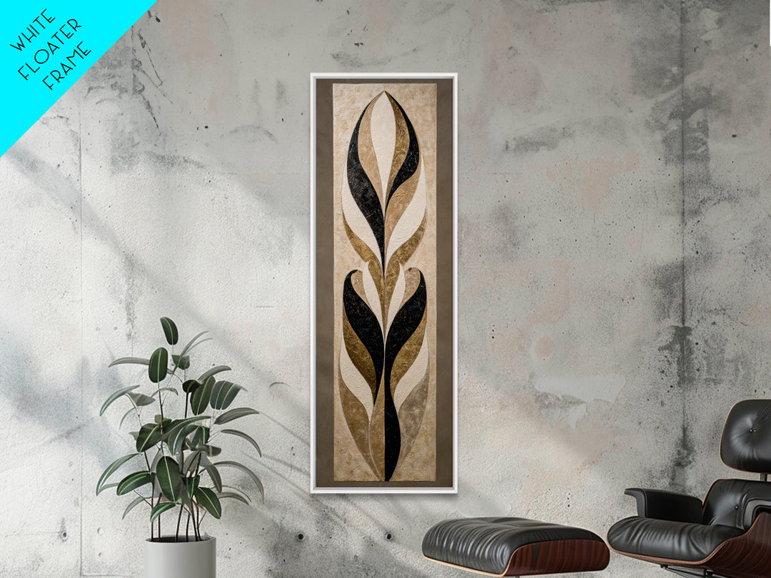 Oversized Line Figure Framed Canvas Print, Living Room Art, Textured Painting, Living Room Decor, Fine Art, Living, LIR-1x3-29