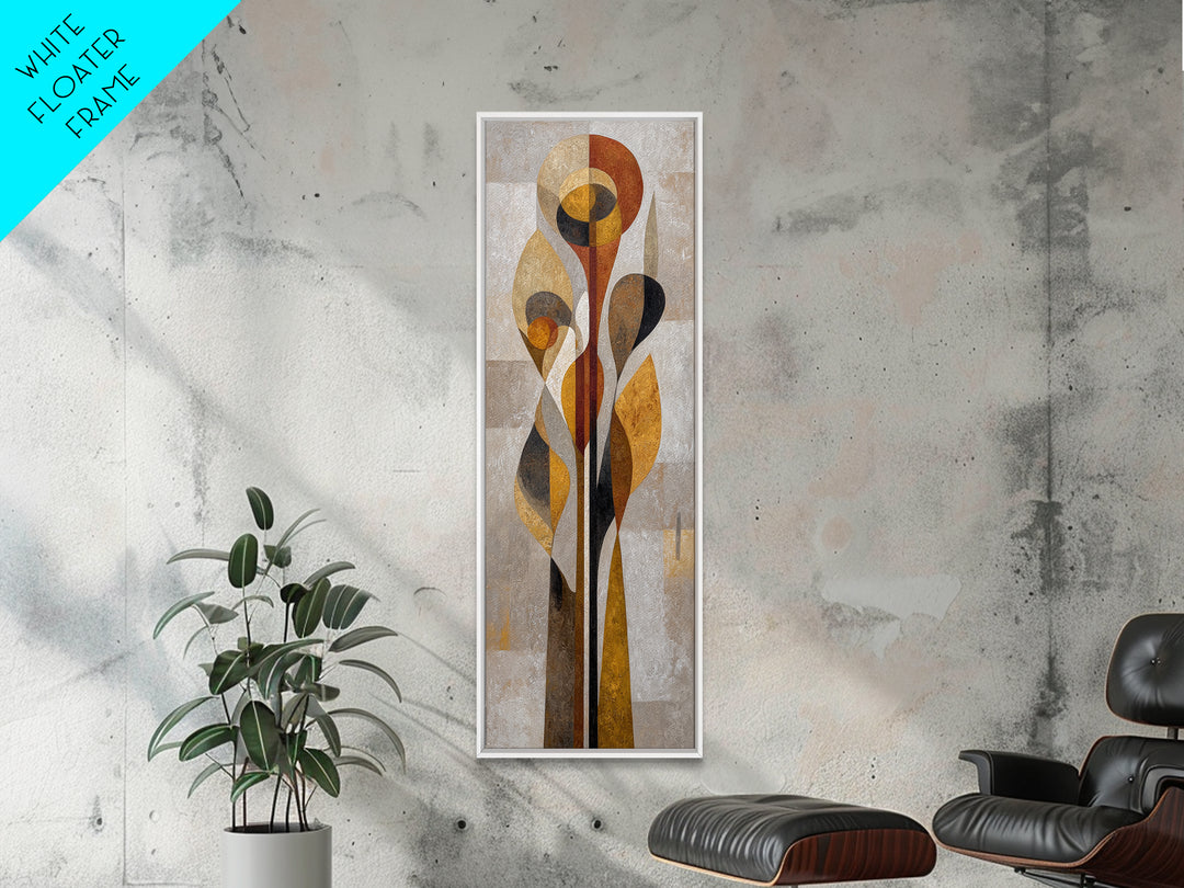 Abstract Organic Shapes Framed Canvas Print, Living Room Art, Printable Wall Art, Living Room Decor, Abstract Art, Living, LIR-1x3-3