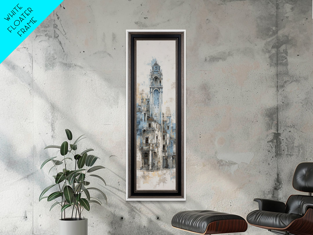 Black and White Architectural Arch Composition Canvas Print, Living Room Art, New Home Gift, Living Room Decor, Living, LIR-1x3-43