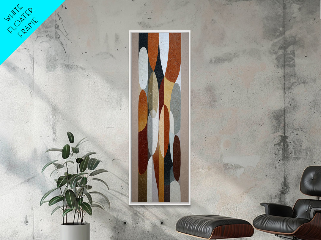 Mid Century Geometric Artwork Canvas Print, Living Room Art, Printable, Living Room Decor, Fine Art, Living, Printable Art, LIR-1x3-44