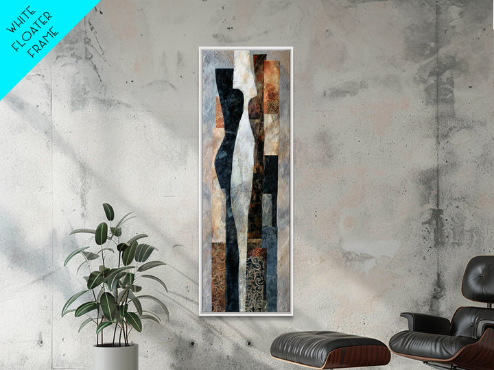 Abstract Organic Shapes Canvas Print, Living Room Art, Dopamine Decor, Living Room Decor, Fine Art, Living, Textured Painting, LIR-1x3-51