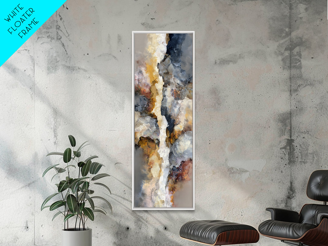 Large Statement Abstract Framed Canvas Print, Living Room Art, Painting, Living Room Decor, Abstract Art, Living, Bedroom Decor, LIR-1x3-61