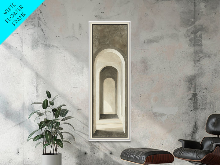 Black and White Architectural Arch Composition Canvas Print, Living Room Art, 3 Piece Wall Art, Living Room Decor, Living, LIR-1x3-67