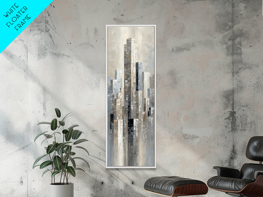 Modern City Skyline Canvas Print, Living Room Art, Boho Decor, Living Room Decor, Fine Art, Living, Digital Prints, Art Print, LIR-1x3-82