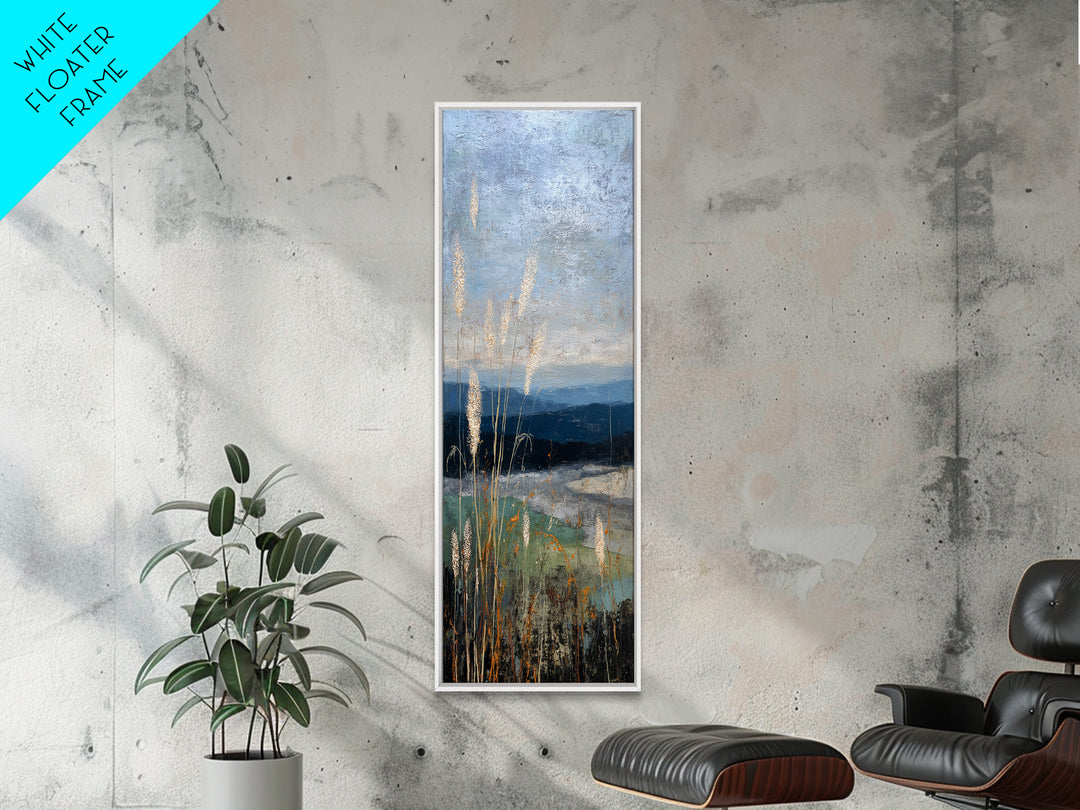 Quiet Meadow Landscape Framed Canvas Print, Living Room Art, Living Room Wall Art, Living Room Decor, Fine Art, Living, LIR-1x3-83