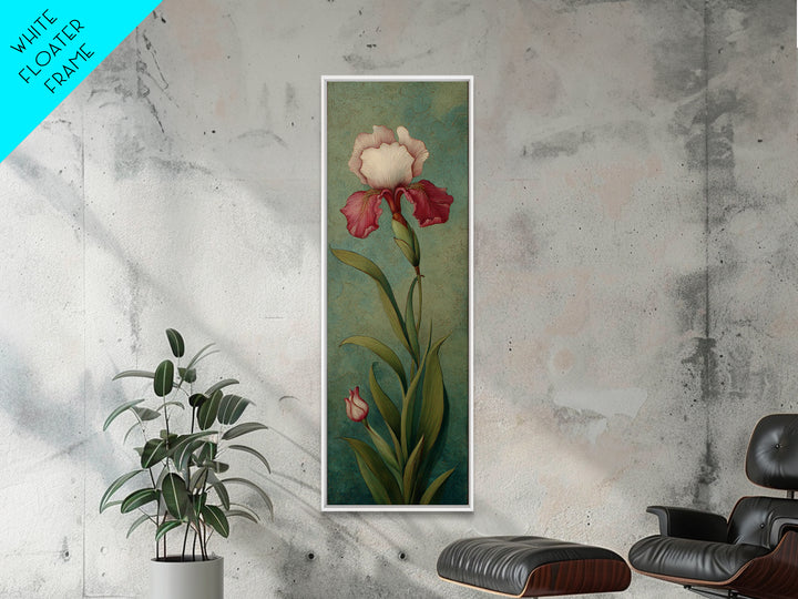 Botanical Vase Painting Canvas Print, Living Room Art, Living Room Decor, Watercolor Art, Living, Oil Painting, LIR-1x3-86
