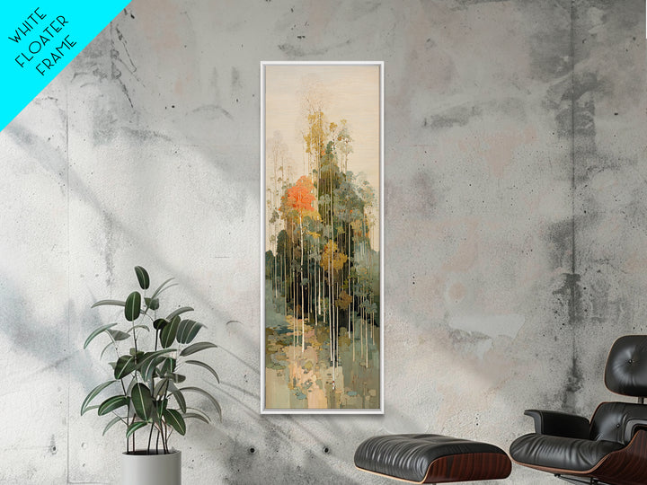 Minimal Scandinavian Forest Canvas Print, Living Room Art, Boho Decor, Living Room Decor, Fine Art, Living, Digital Prints, LIR-1x3-97