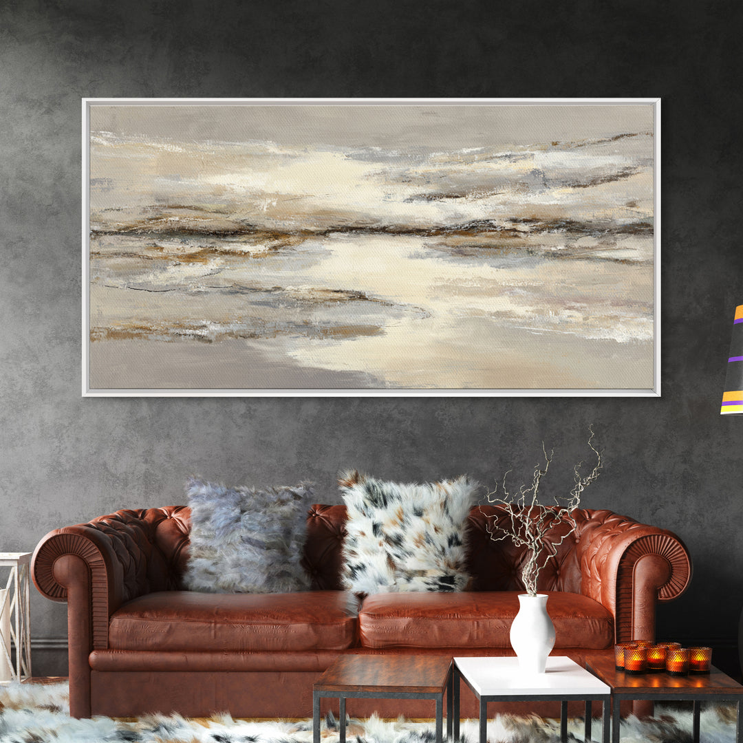 Oversized Line Figure Framed Canvas Print, Living Room Art, Digital Prints, Living Room Decor, Oil Painting, Living, LIR-2x1-37